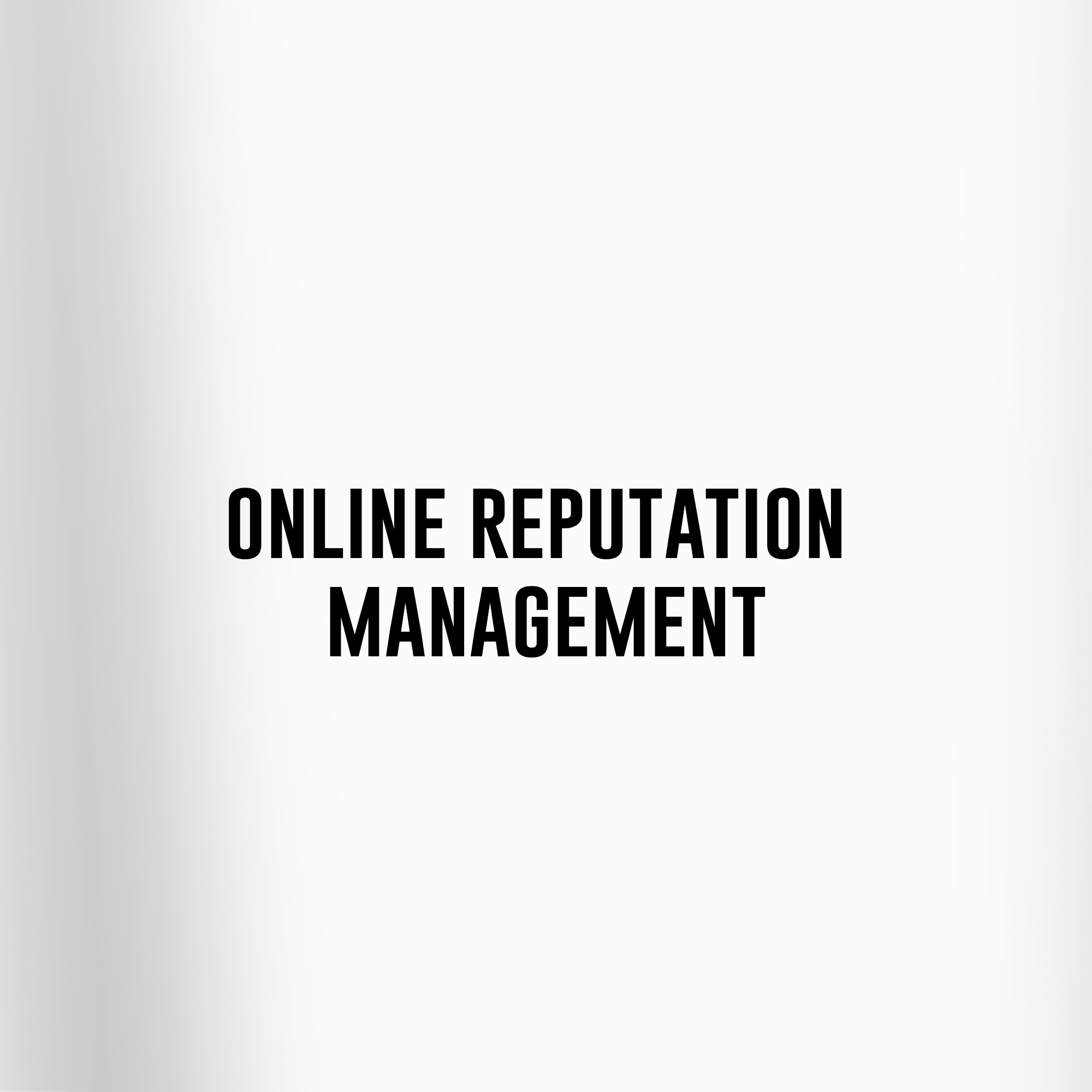 online reputation management